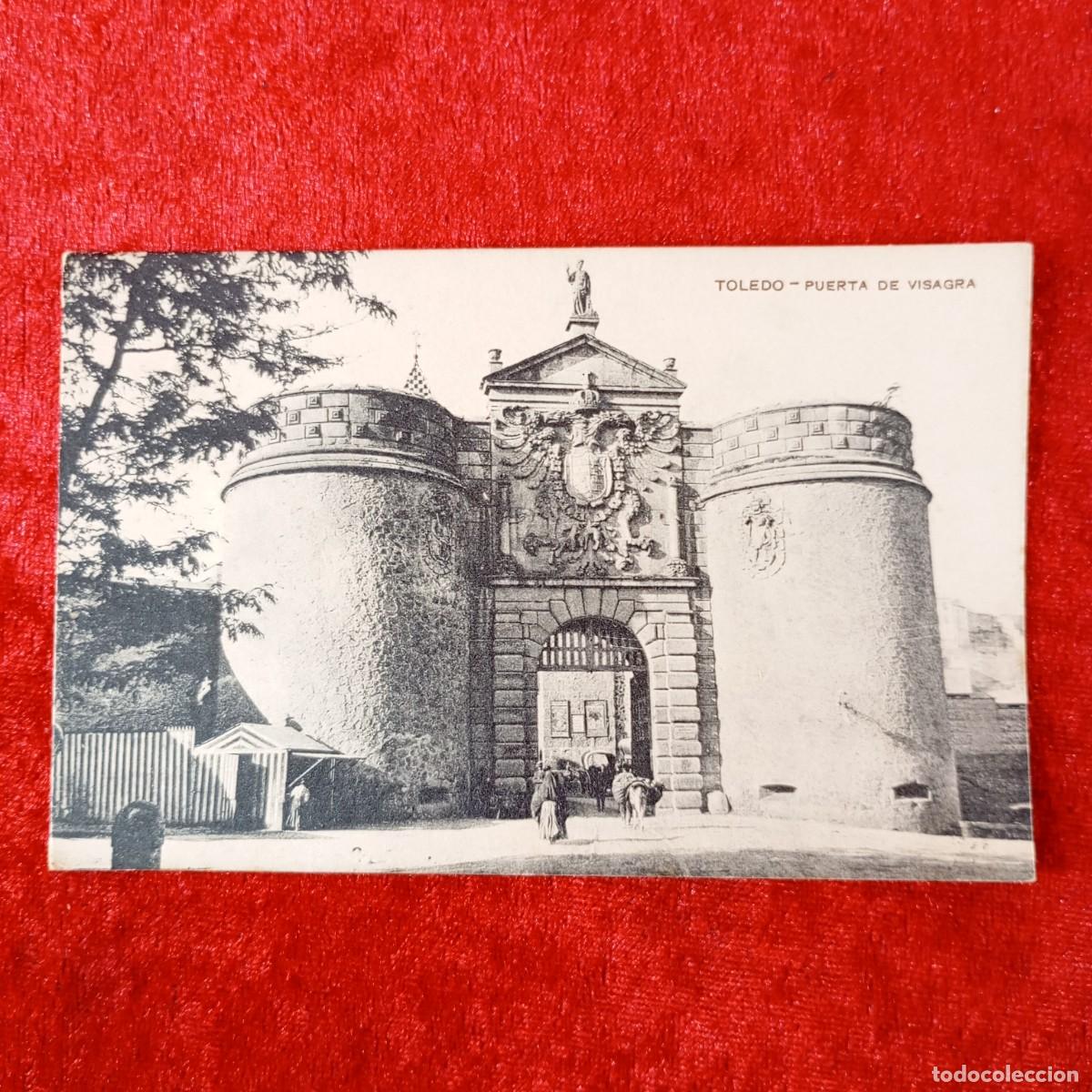 Postales: POSTAL - TOLEDO - PUERTA DE VISAGRA - 25 - RAR&Iacute;SIMA / 2222