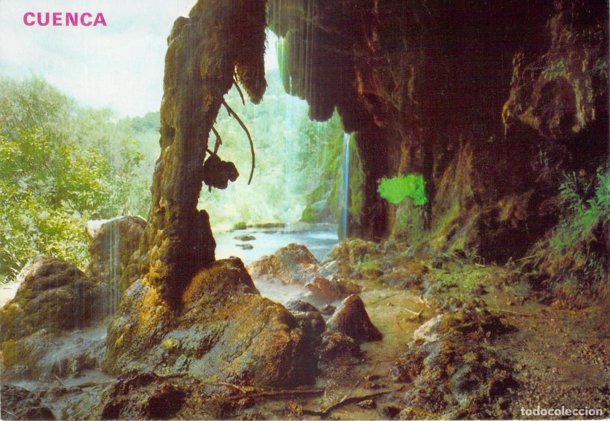 Postales: Postal del Nacimiento del R&iacute;o Cuervo en Cuenca