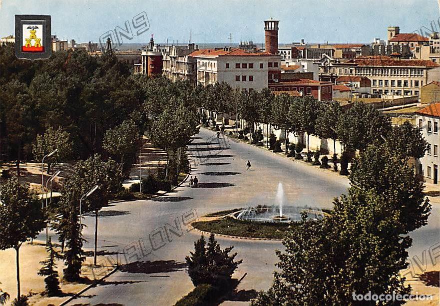 Postales: Avenida Rodr&iacute;guez Acosta (Albacete) - Sin Circular - a&ntilde;os 60