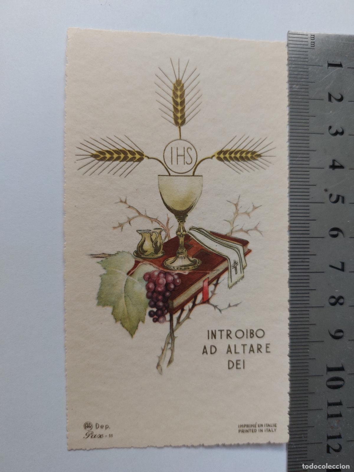 Postales: Estampa de recuerdo de ordenaci&oacute;n sacerdotal y primera misa en Cuenca