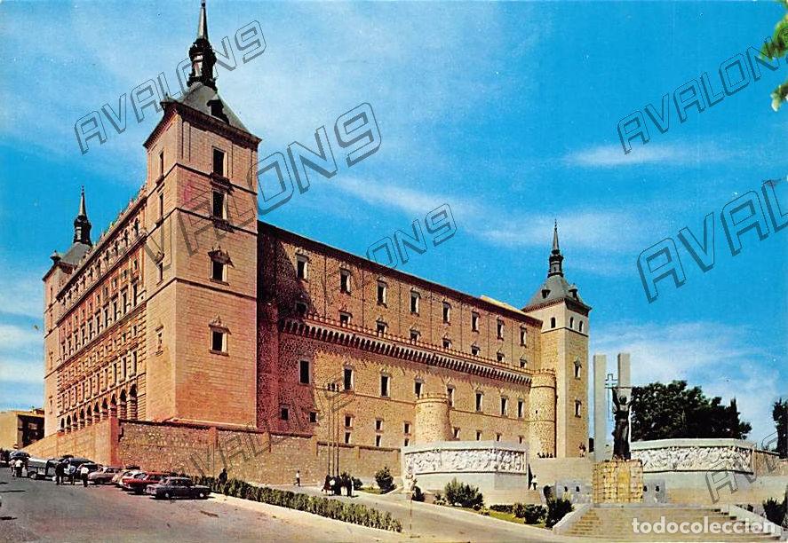 Postales: Vista general de el Alc&aacute;zar (Toledo) - Sin Circular - A&ntilde;os 60