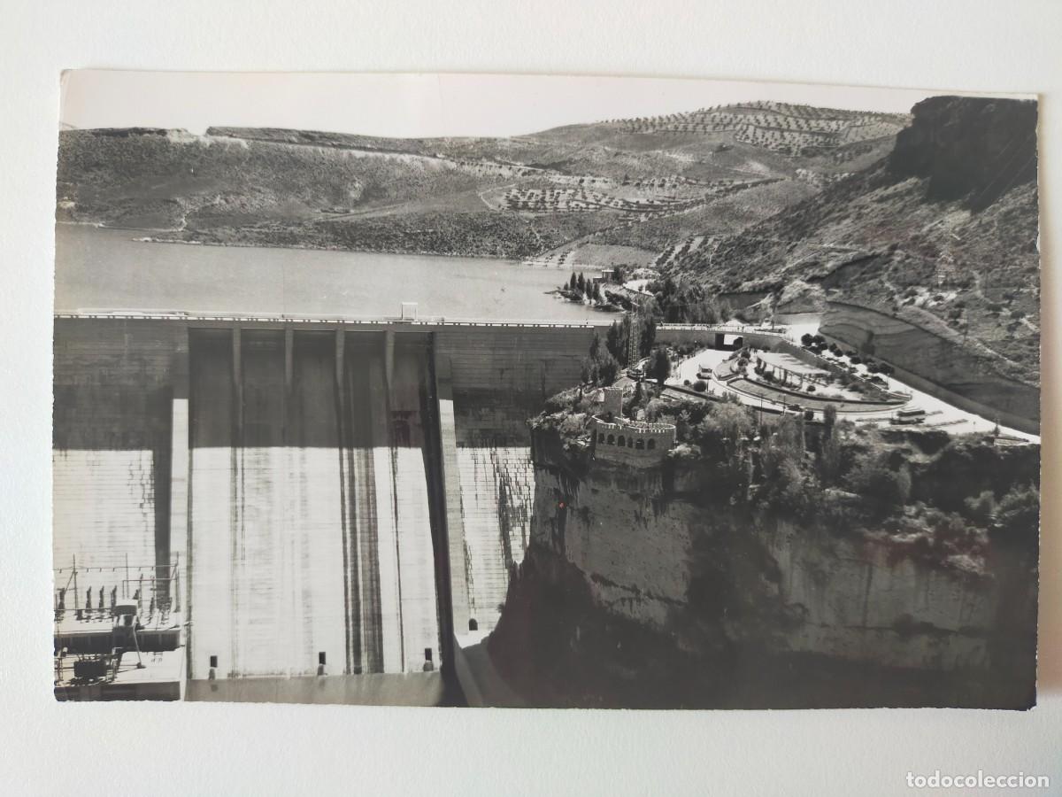 Postales: Postal GUADALAJARA: Pantano de Buendia, vista de la presa - Sin Editor - Escrita.