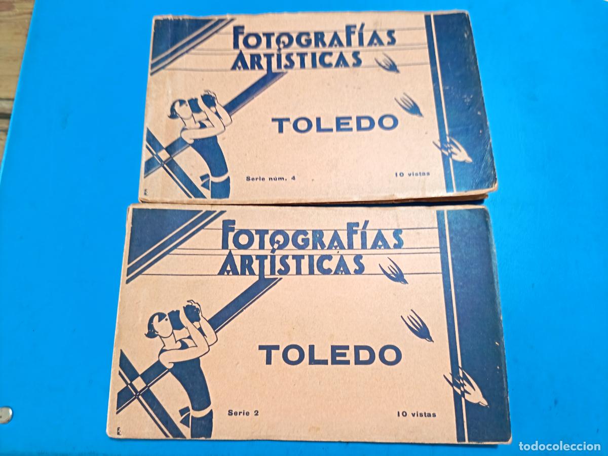 Postales: LOTE DE 2 CUADERNOS DE POSTALES. TOLEDO. FOTOGRAFIAS ARTISTICAS. ED. UNIQUE. SERIE 2 Y 4. 8 C/U