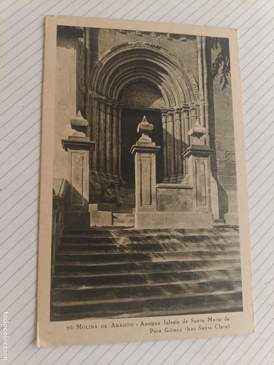 Postales: Molina de Arag&oacute;n, postal antigua