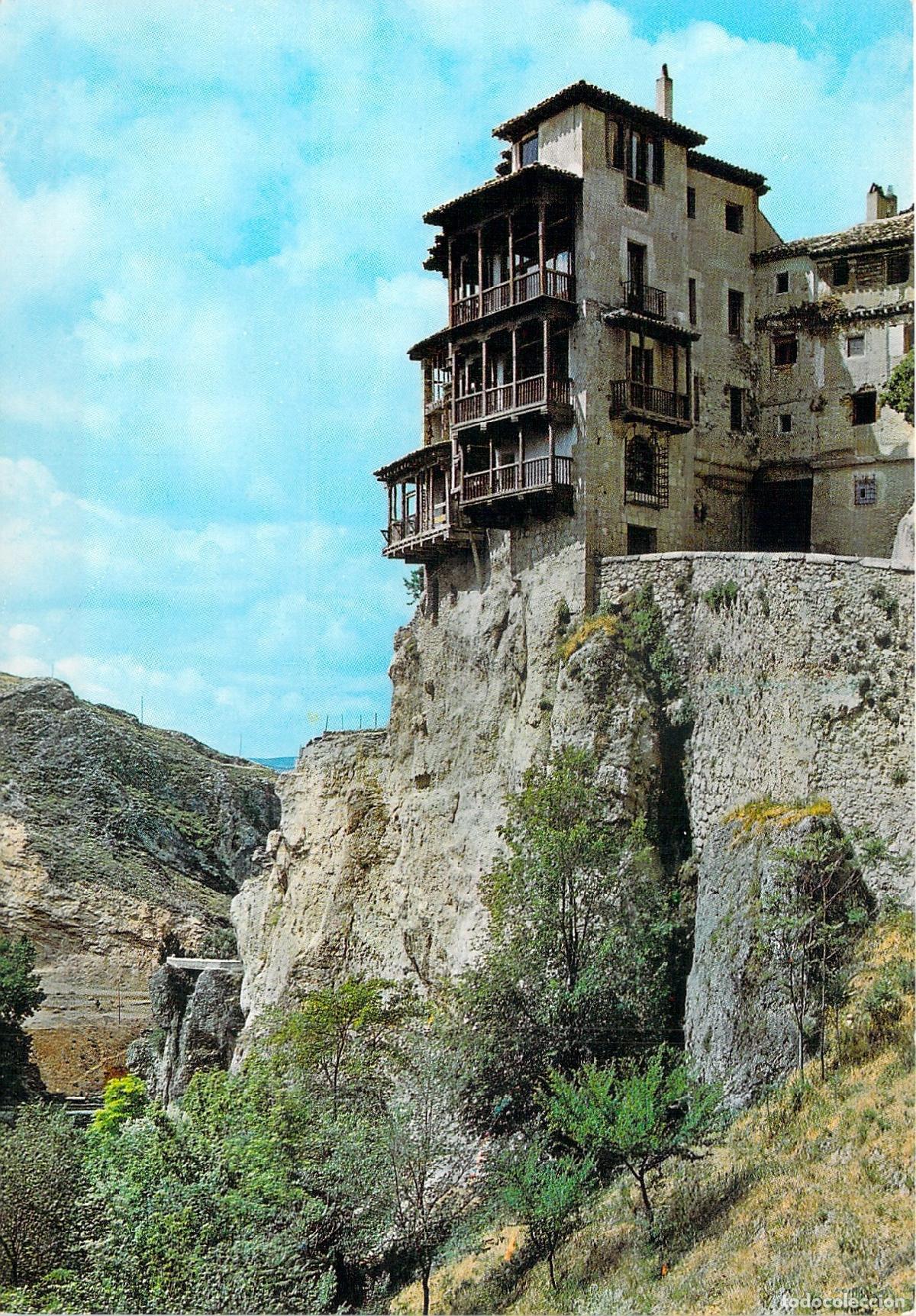 Postales: Postal de las Casas Colgadas en Cuenca, Espa&ntilde;a
