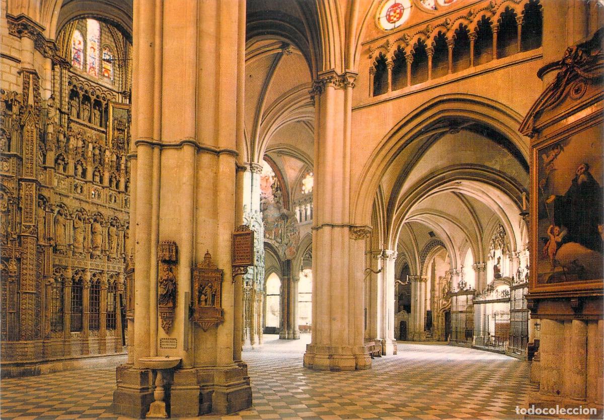 Postales: Postal de la Nave Lateral de la Catedral de Toledo