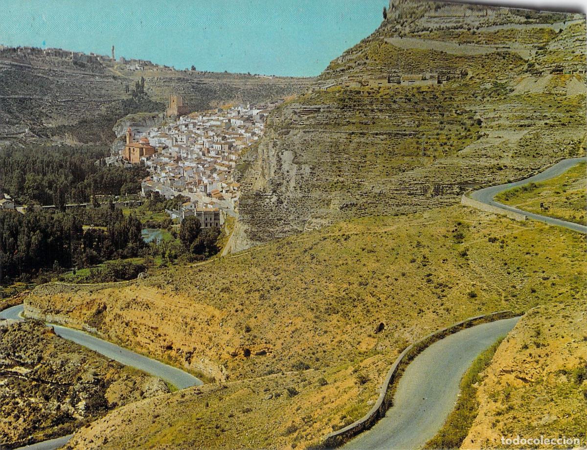 Postales: Postal de vista panor&aacute;mica de Alcala del Jucar