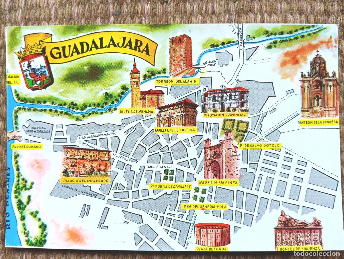 Postales: GUADALAJARA - PLANO - MAPA - ED. FRESMO