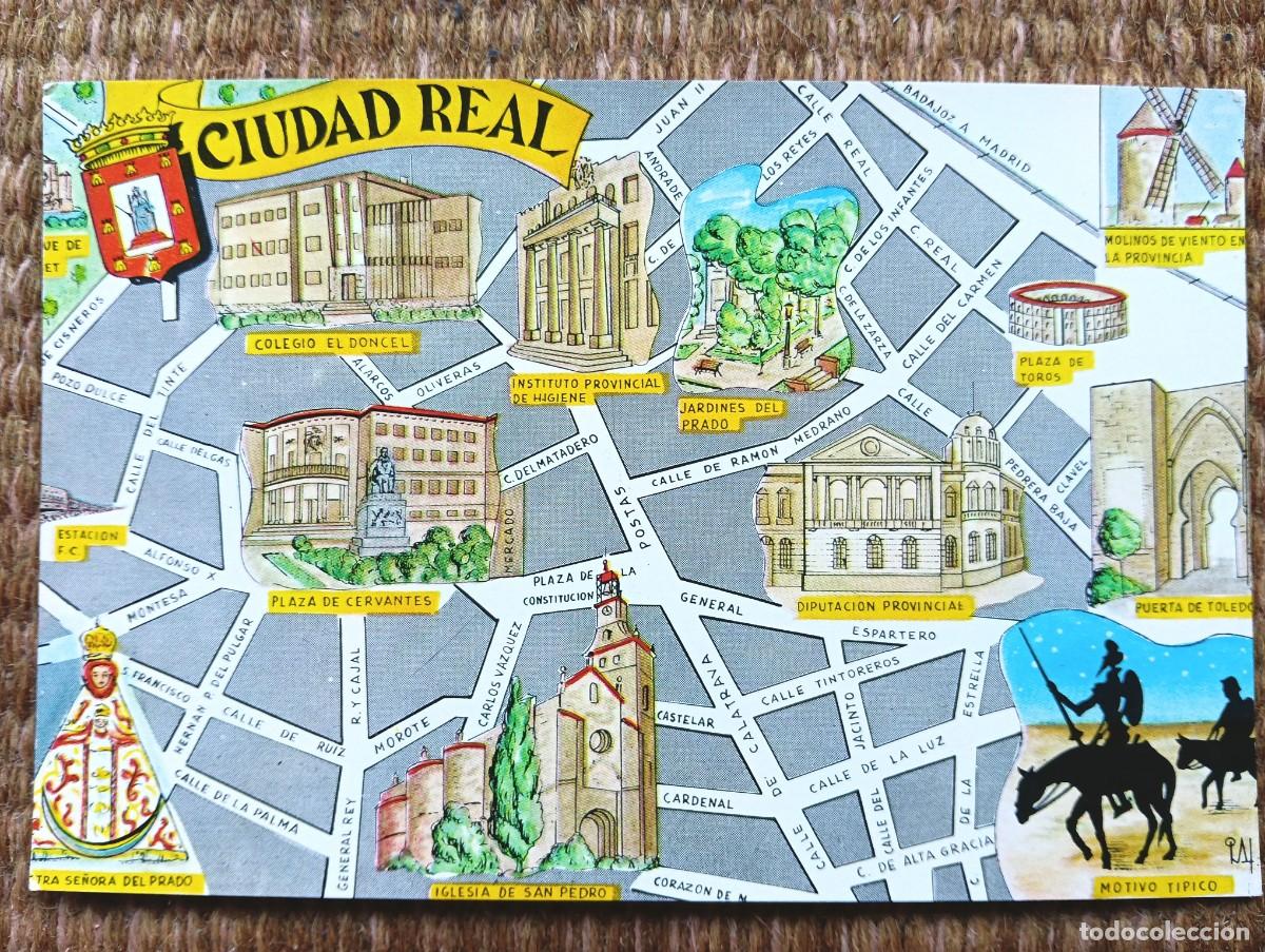 Postales: CIUDAD REAL - PLANO - MAPA - ED. FRESMO