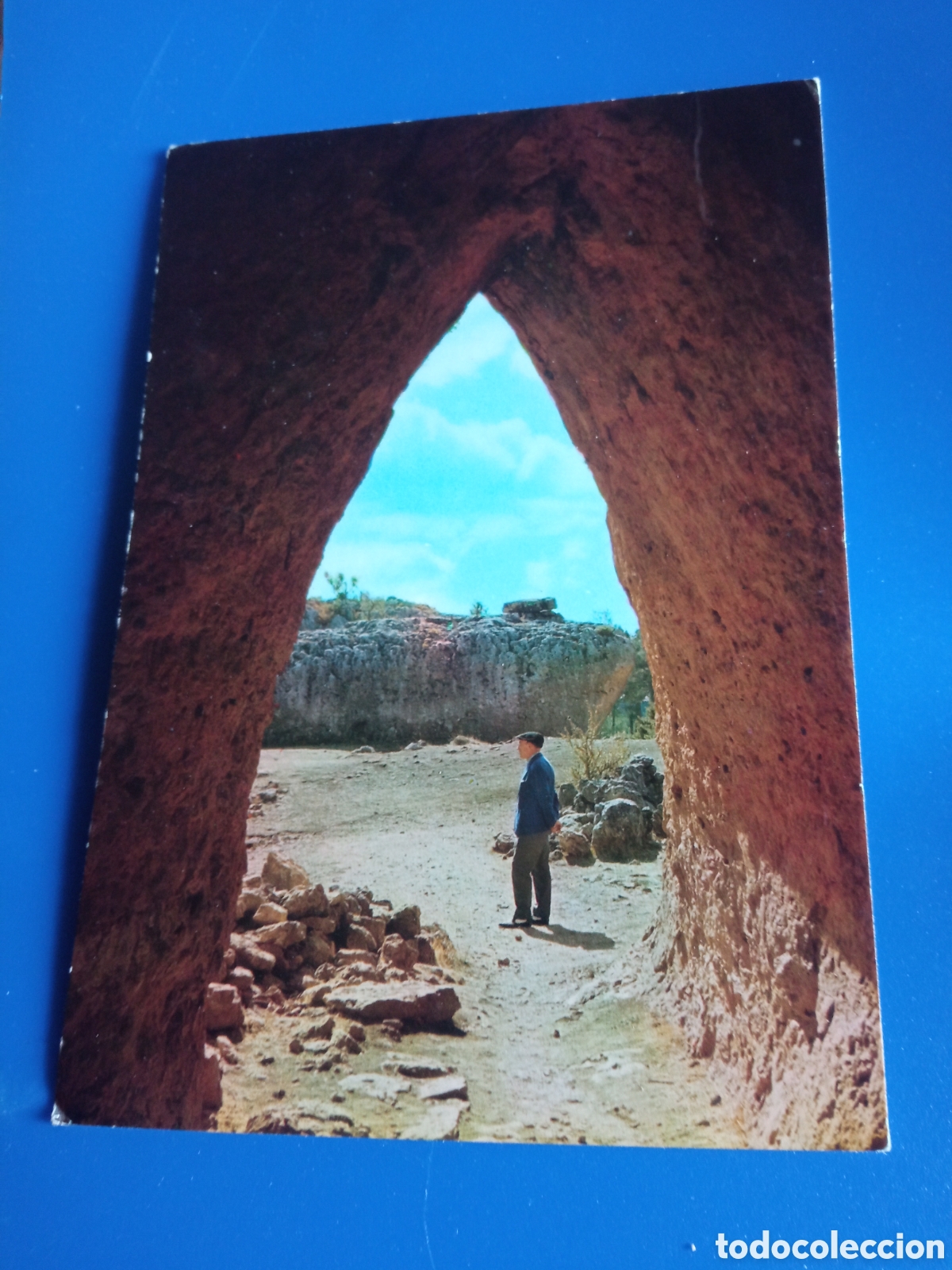 Postales: Antigua postal fotogr&aacute;fica, Cuenca, Ciudad Encantada, Puerta del Convento
