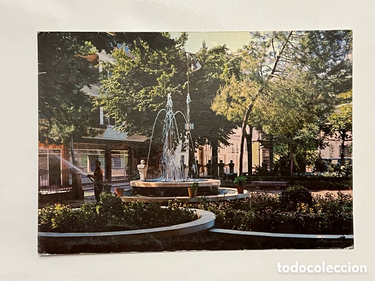 Postales: DAIMIEL (Ciudad Real) Postal Parterre. Exclusivas Fern&aacute;ndez (a.1974) circulada
