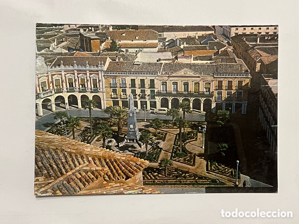 Postales: MANZANARES (Ciudad Real) Postal Plaza de Jos&eacute; Antonio. FITER (a.1968) S/C