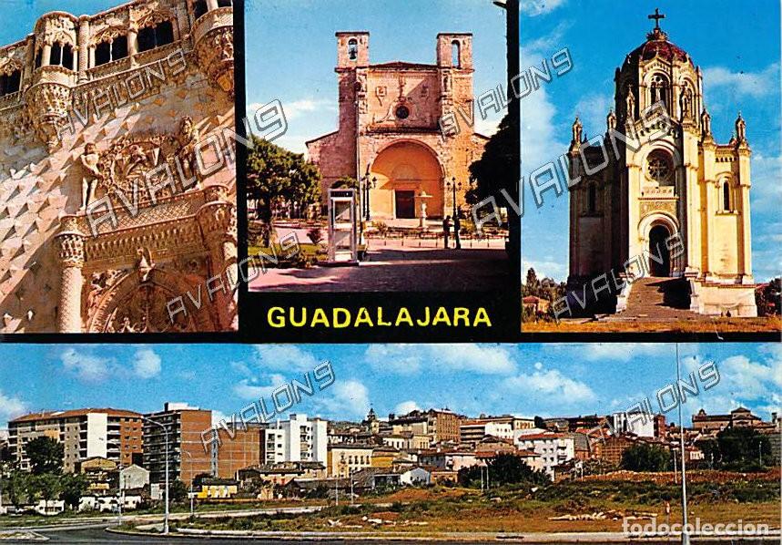 Postales: Diversas vistas (Guadalajara) - Escrita - 1974