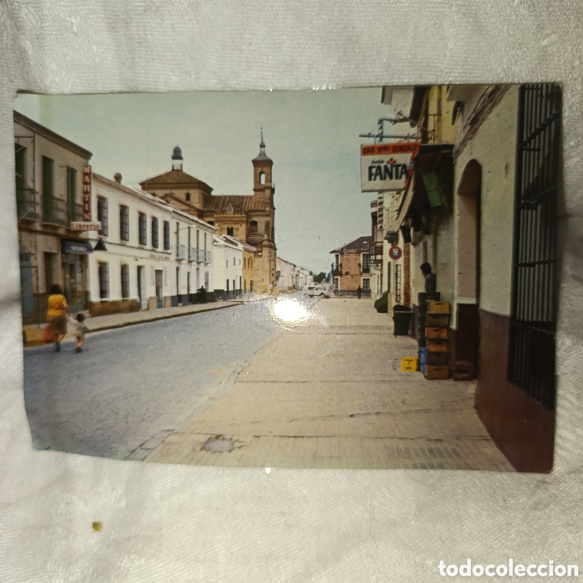 Postales: Moral de Calatrava 1975, antigua tarjeta postal .