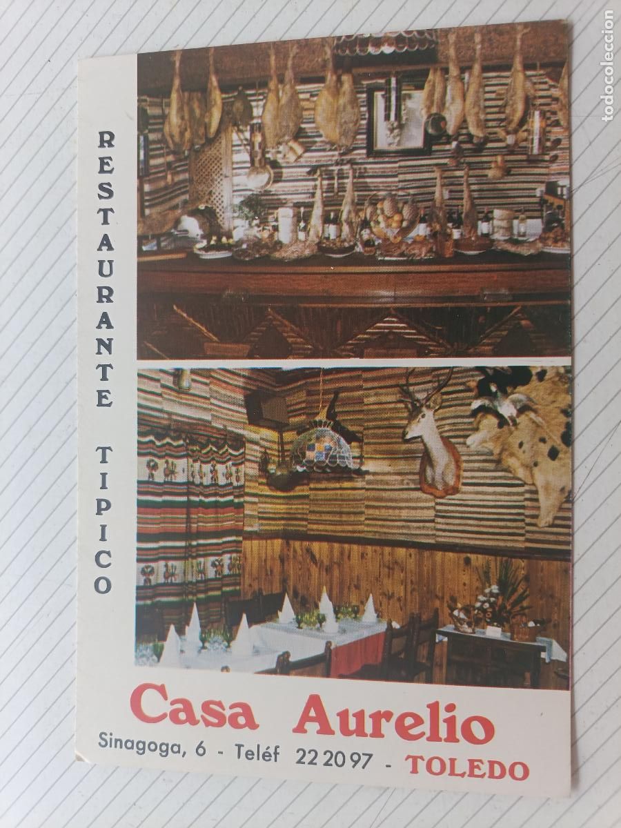 Postales: Tarjeta Casa Aurelio, Toledo