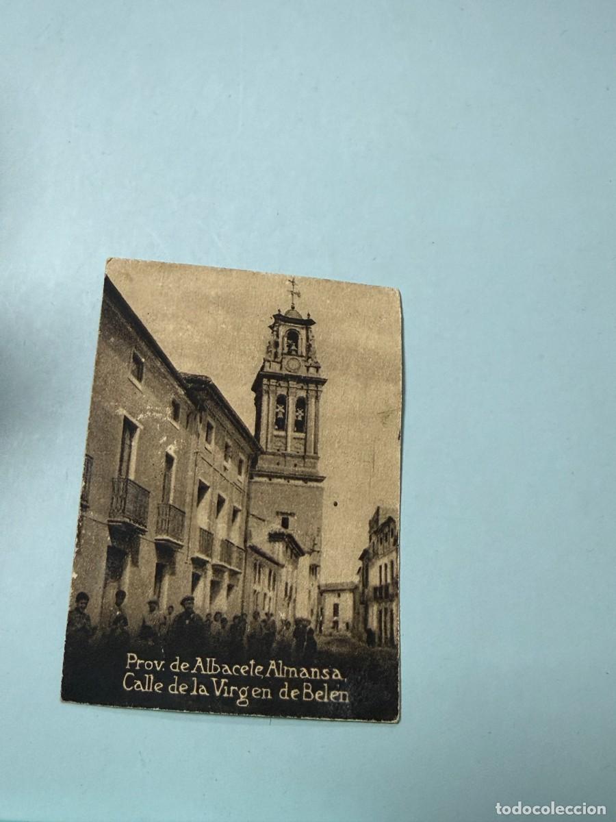 Postales: POSTAL ORIGINAL. D&Eacute;CADA A&Ntilde;OS 30. PROV. DE ALBACETE. ALMANSA. CALLE DE LA VIRGEN DE BELEN. N&ordm; 964