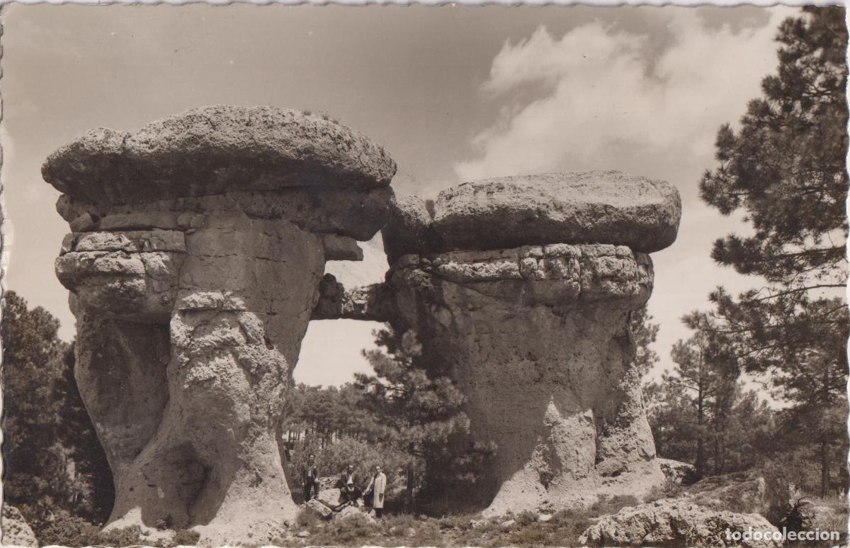 Postales: CUENCA, LA CIUDAD ENCANTADA EL PUENTE - EDICIONES GARCIA GARRABELLA N&ordm;16 - CIRCULADA