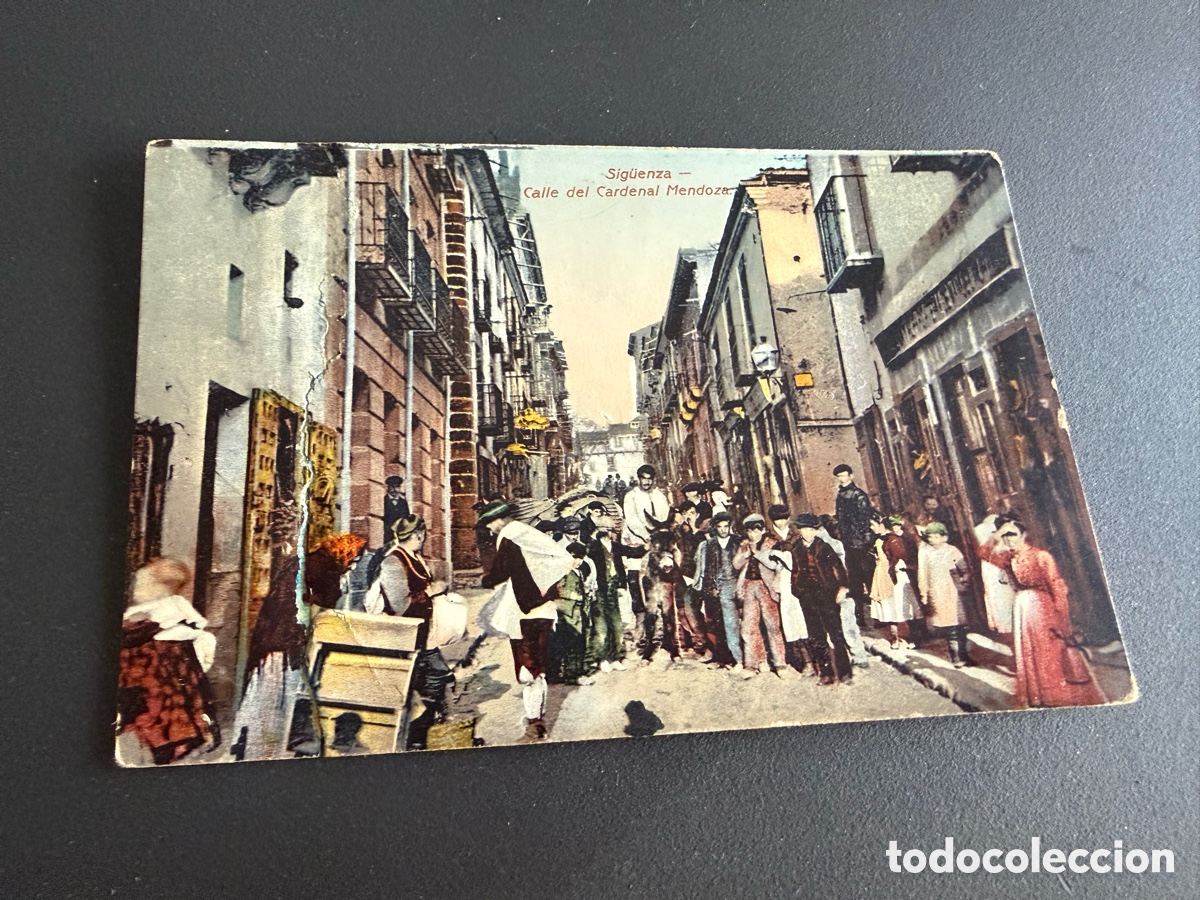 Postales: Postal SIG&Uuml;ENZA. Calle del Cardenal Mendoza
