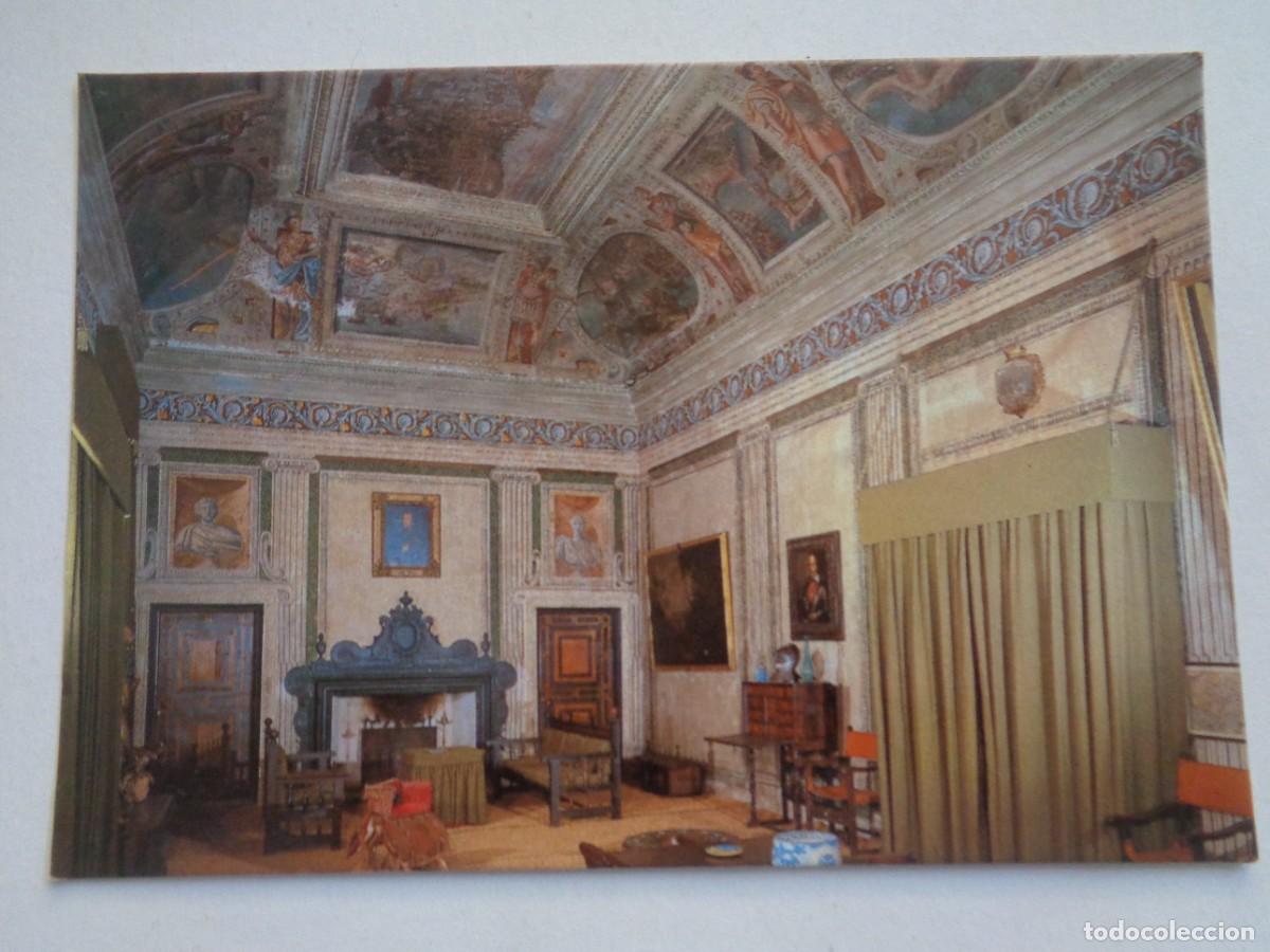 Postales: POSTAL DEL PALACIO DE D. ALVARO DE BAZAN , VISO DEL MARQUES ( CIUDAD REAL ): SALA DE PORTUGAL