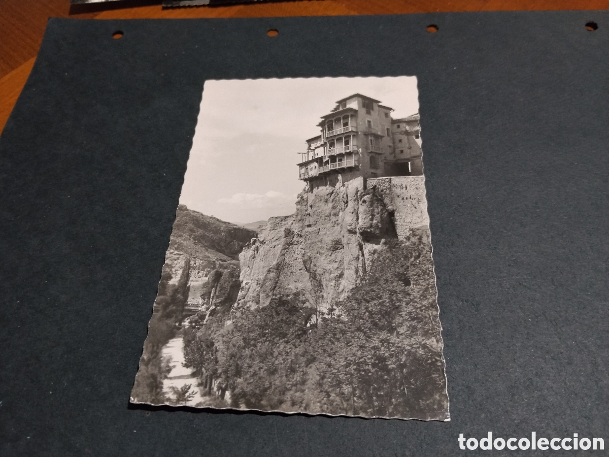 Postales: Postal antigua Cuenca casas colgantes