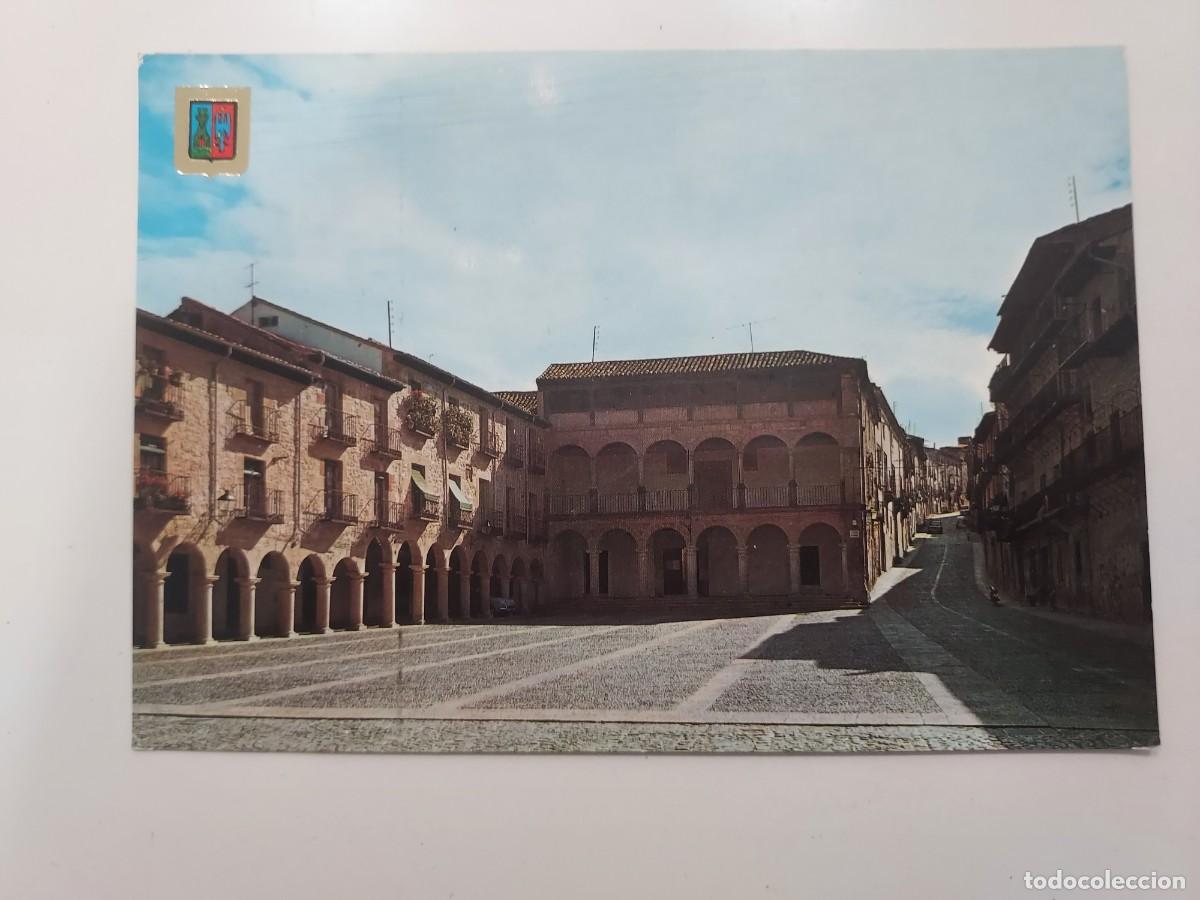 Postales: POSTAL SIG&Uuml;ENZA PLAZA MAYOR. 1971. SIN CIRCULAR. GUADALAJARA. EXCLUSIVAS RELA&Ntilde;OS 15