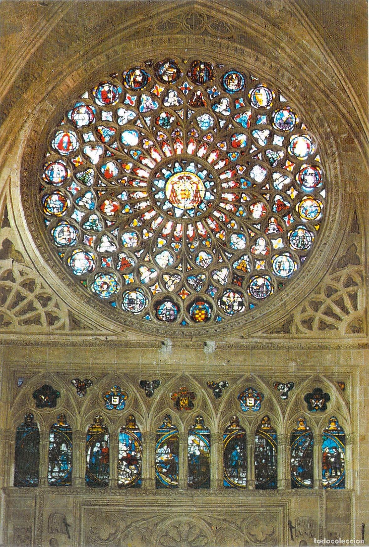 Postales: Postal de Toledo: Roset&oacute;n de la Catedral