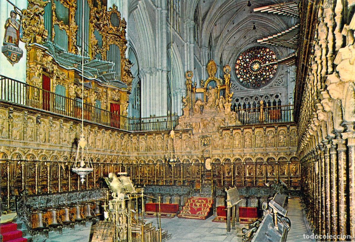 Postales: Postal de Toledo: El Coro de la Catedral
