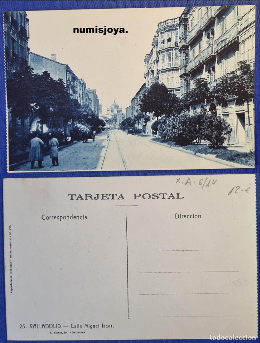 Postales: Postal de VALLADOLID Espa&ntilde;a a&ntilde;o 1920. Calle Miguel Iscar. Fot. L. ROISIN.