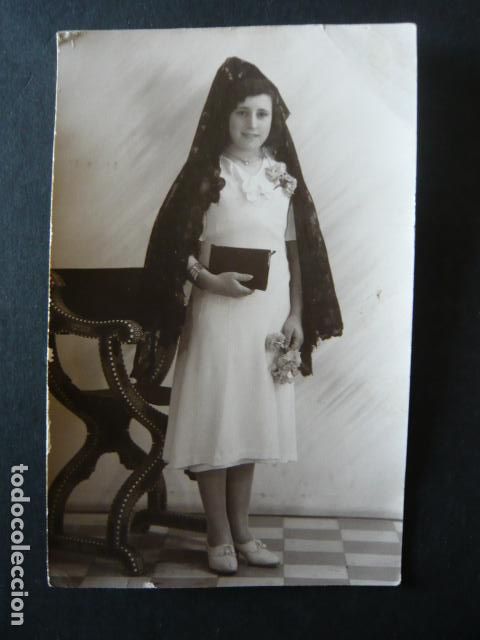 Postales: TOLEDO RETRATO DE MUJER CON MANTILLA RODRIGUEZ FOTOGRAFO POSTAL FOTOGRAFICA