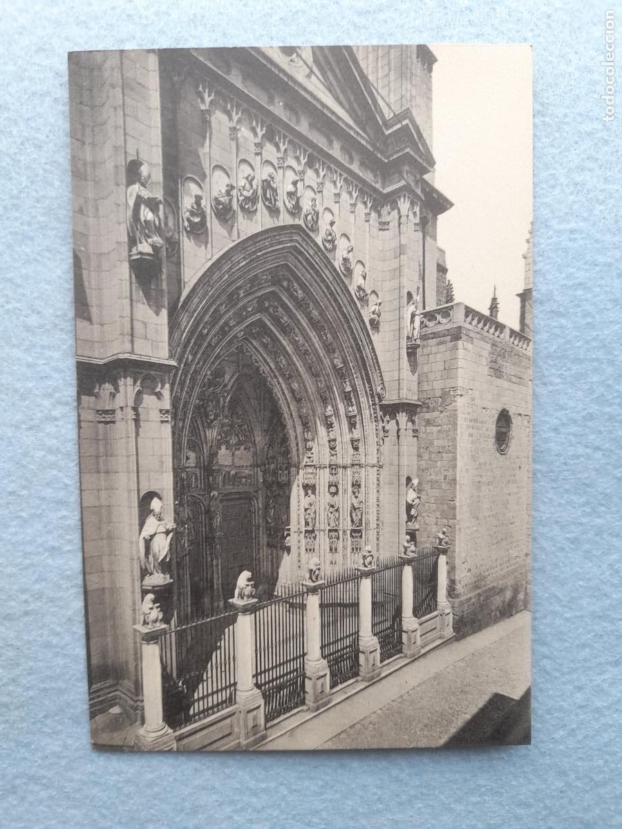 Cartoline: Toledo. Catedral. Puerta de los Leones.