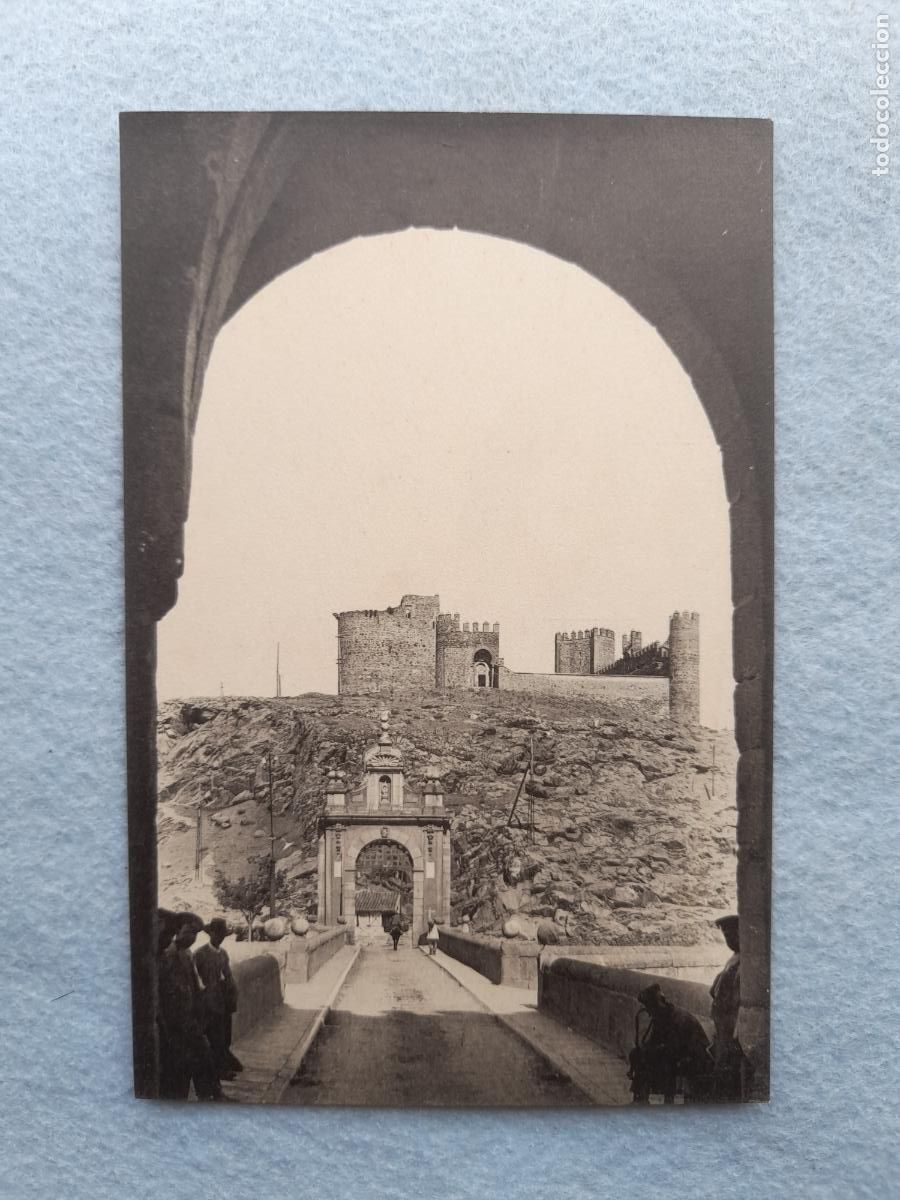 Cartoline: Toledo. Puente de Alc&aacute;ntara y Castillo de San Fernando.