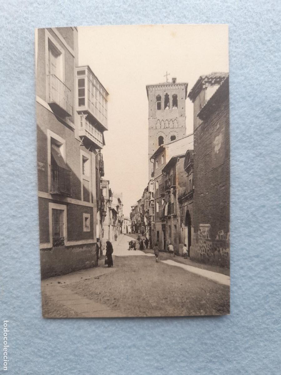 Postales: Toledo. Calle de Santo Tom&eacute;.