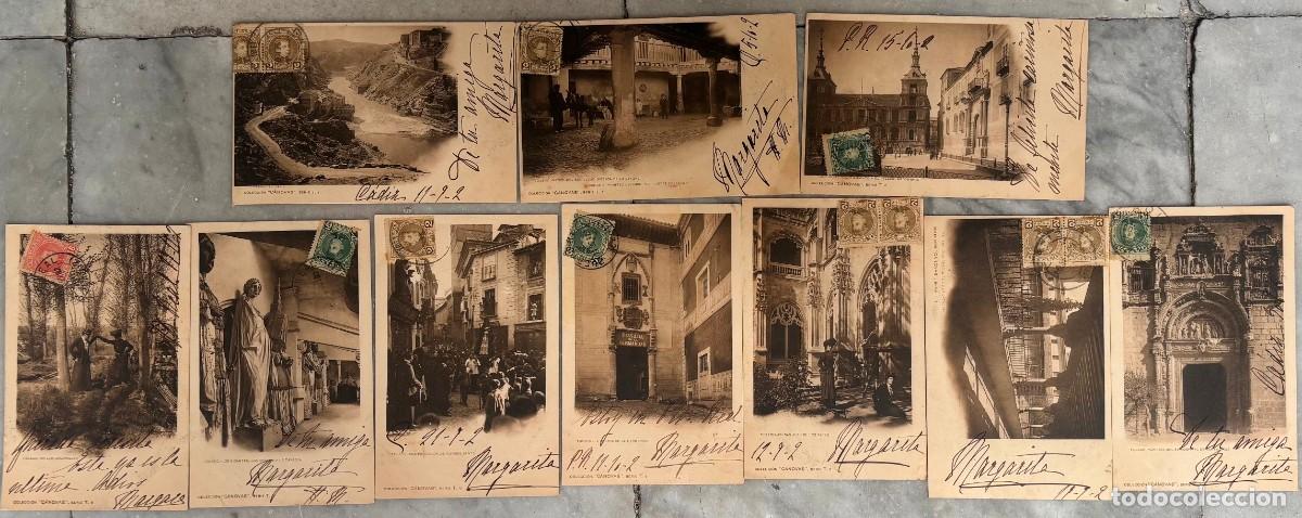 Postales: LOTE 10 POSTALES DE CASTILLA LA MANCHA. TOLEDO. COLECCI&Oacute;N CANOVAS, SERIE T. P-CASMA-159