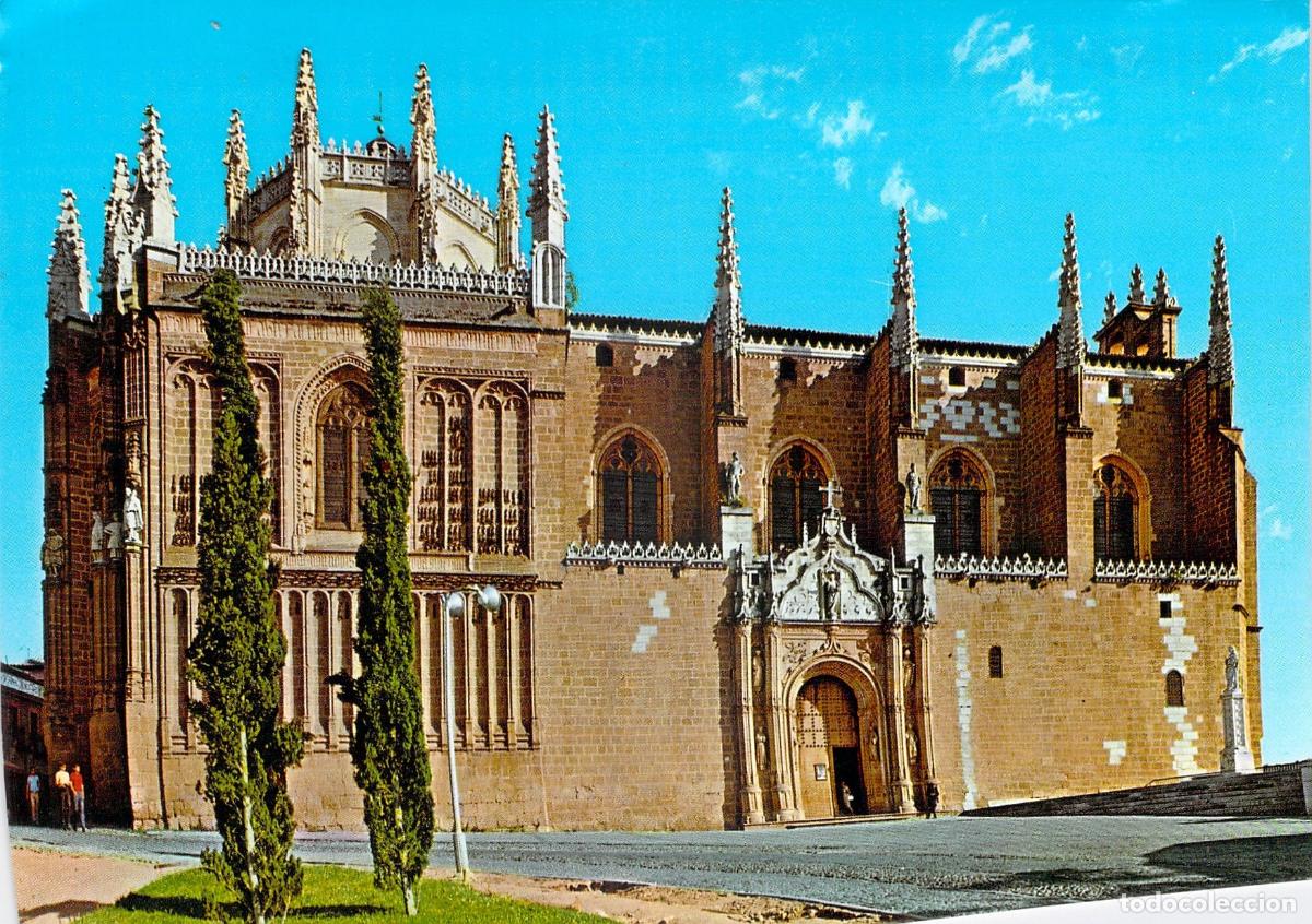 Postales: Postal de la fachada de San Juan de los Reyes en Toledo