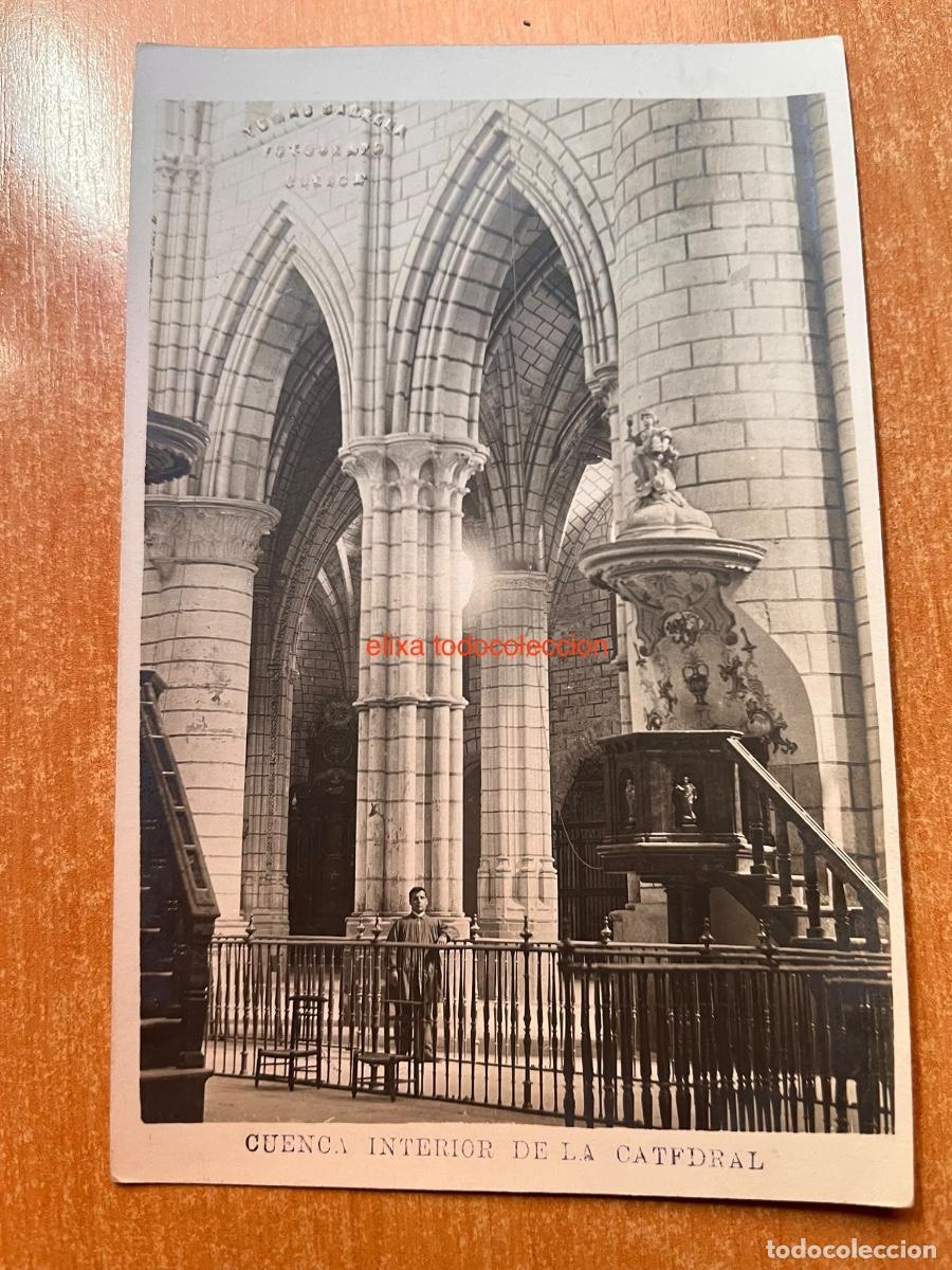 Postales: POSTAL CUENCA. CATEDRAL. TOMAS BARRE&Ntilde;A. APROX 1912
