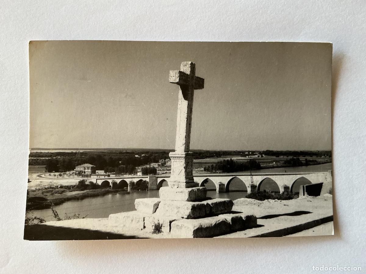 Postales: FOTOGRAF&Iacute;A FORMATO POSTAL PUENTE SOBRE R&Iacute;O ALBERCHE ESCALONA TOLEDO