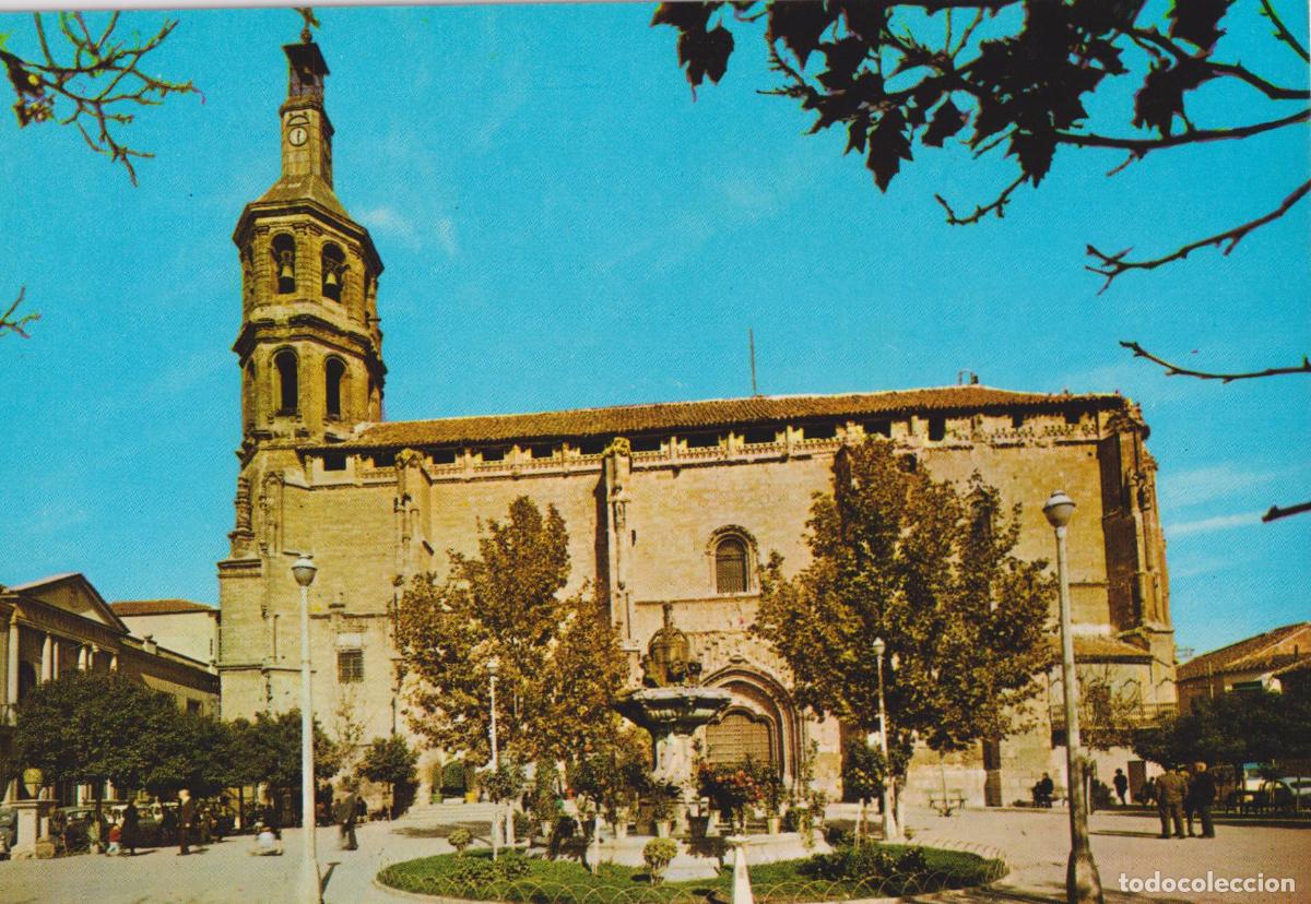 Postales: VALDEPE&Ntilde;AS (CIUDAD REAL) PLAZA DE ESPA&Ntilde;A, IGLESIA PARROQUIAL - EDICI&Oacute;N LIBRERIA LA GALANA N&ordm;1 - S/C