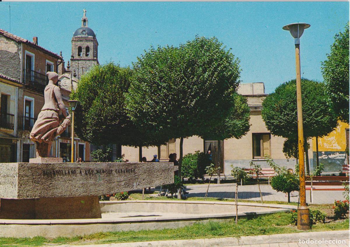 Postales: PUERTOLLANO (CIUDAD REAL) MONUMENTO A LOS H&Eacute;ROES CABA&Ntilde;ERO - EDITA FITER - ESCRITA