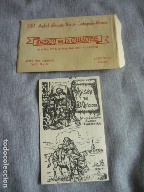 Postales: MOTA DEL CUERVO CUENCA DESPLEGABLE DON QUIJOTE