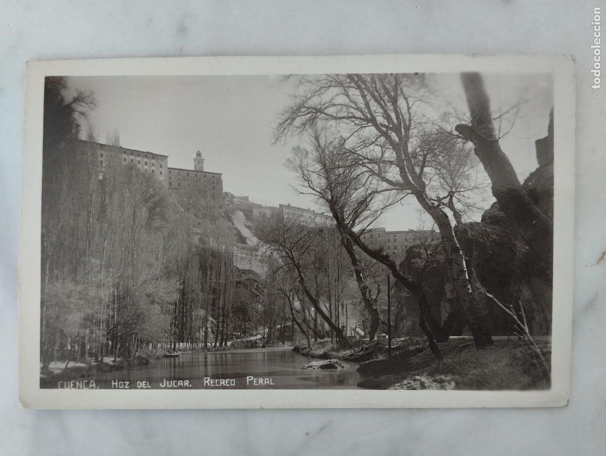 Postales: CUENCA. HOZ DEL JUCAR, RECREO PERAL. POSTAL FOTOGRAFICA.