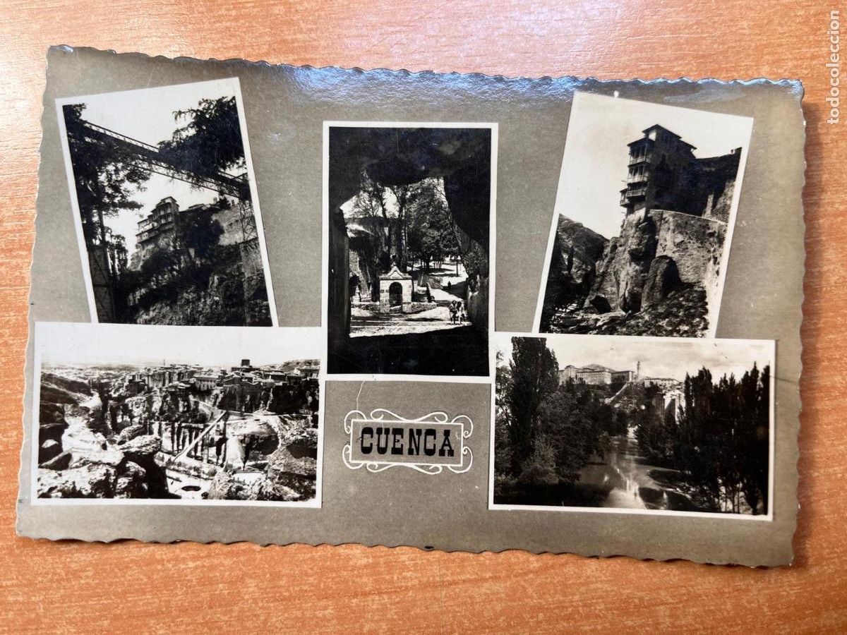 Postales: POSTAL CUENCA. COLLAGE DE IM&Aacute;GENES. ARRIBAS