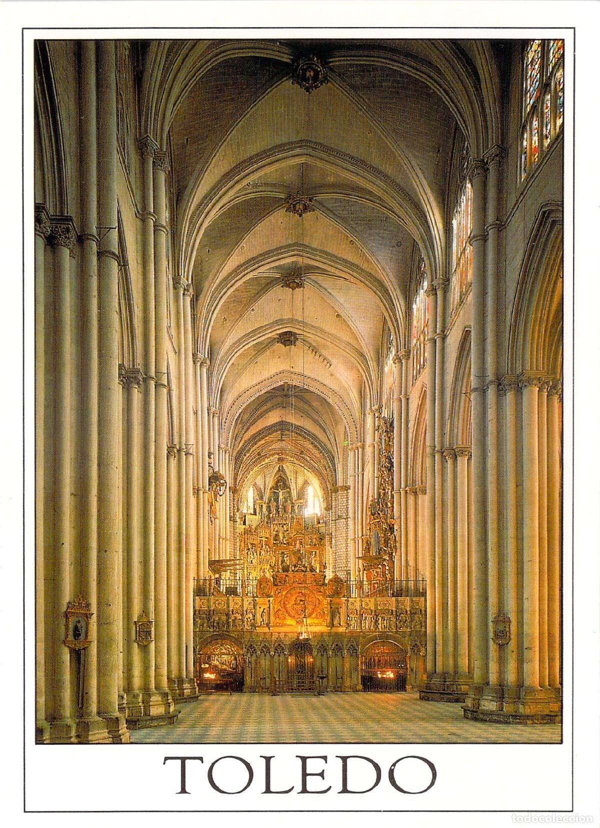 Postales: Postal de la Catedral de Toledo - Nave Central