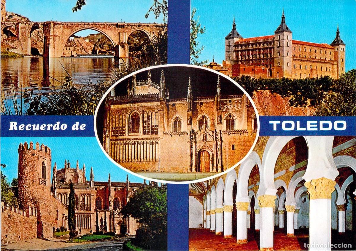 Postales: Postal de Toledo y sus Monumentos emblem&aacute;ticos