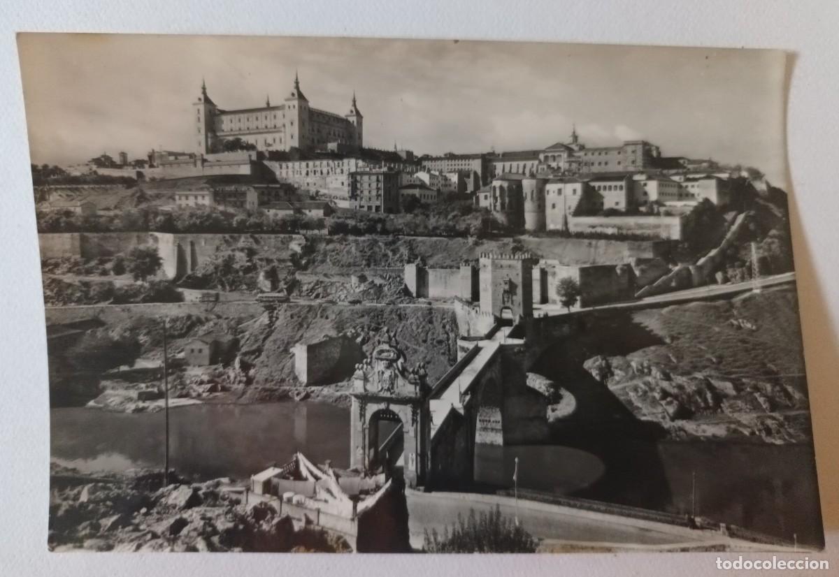 Postales: TOLEDO. VISTA PARCIAL Y PUENTE DE ALCANTARA (1963) - FRANQUEO