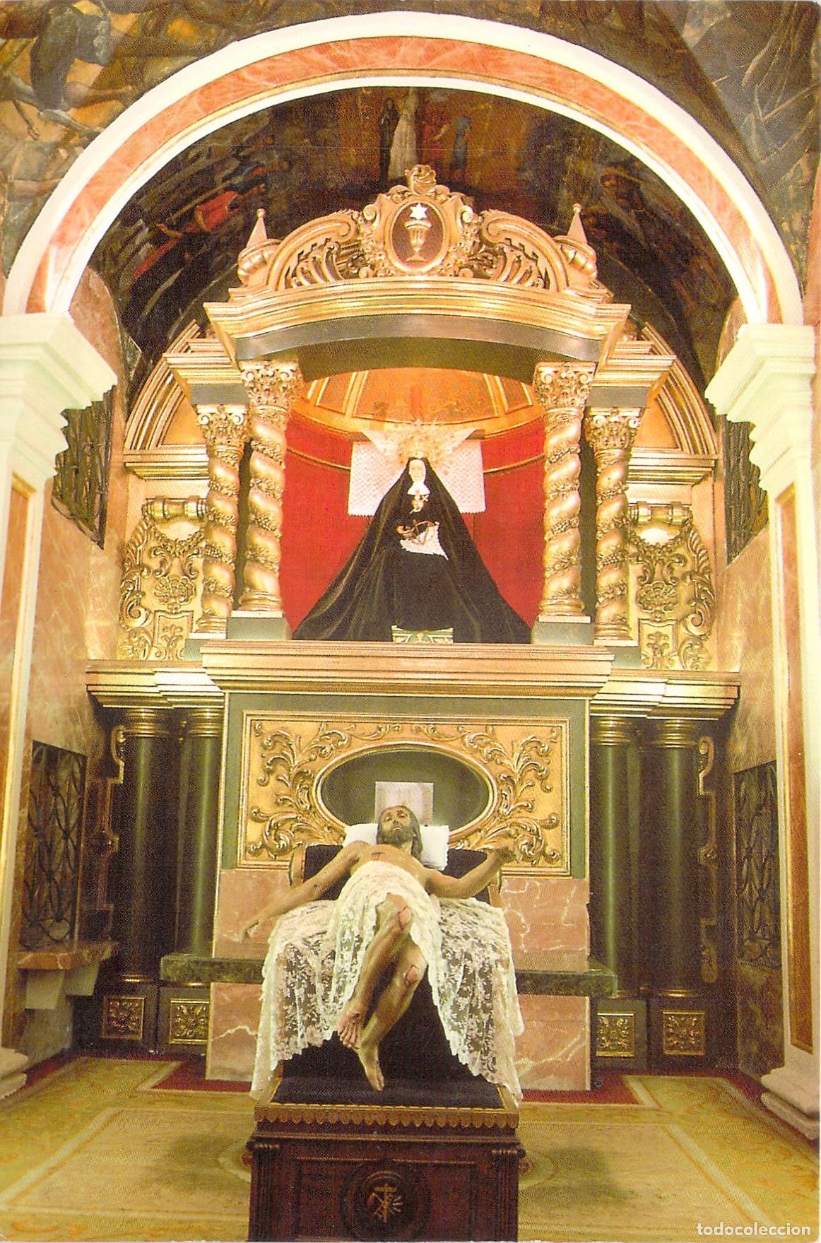 Postales: Postal de la Virgen de las Angustias en Cuenca durante el Viernes Santo