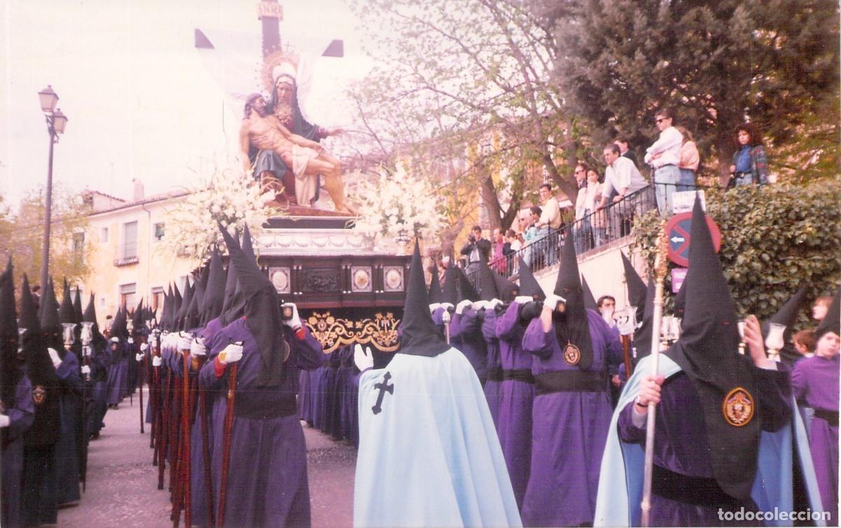 Postales: Postal de la Semana Santa en Cuenca con nazarenos