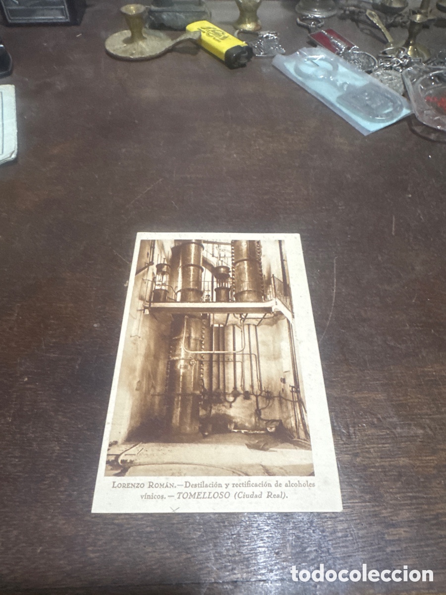 Postales: Tarjeta postal Lorenzo Rom&aacute;n destilaci&oacute;n Tomelloso