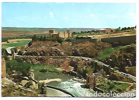 Postales: PUENTE ALCANTARA Y CASTILLO DE SAN SERVANDO.- TOLEDO