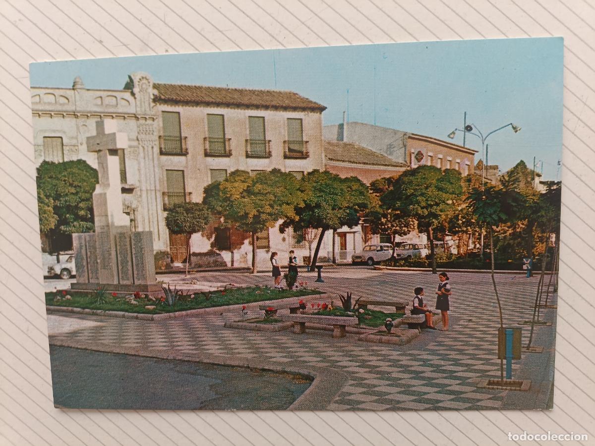 Postales: Alc&aacute;zar de San Juan, no usada. Cruz de los ca&iacute;dos