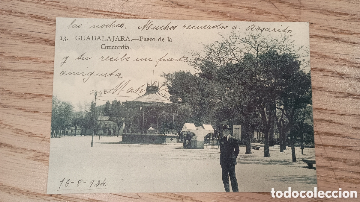 Postales: GUADALAJARA - PASEO DE LA CONCORDIA - EDICI&Oacute;N SATURIO RAM&Iacute;REZ